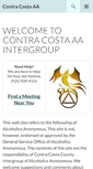 Mobile Screenshot of contracostaaa.org